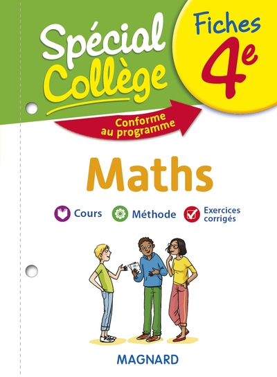 Spécial collège fiches maths 4e - Image principale