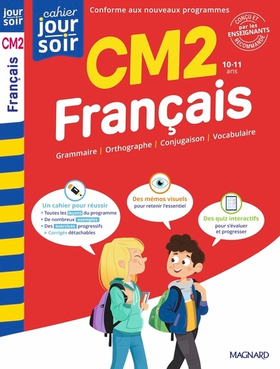 Français cm2 - cahier jour soir - Image principale