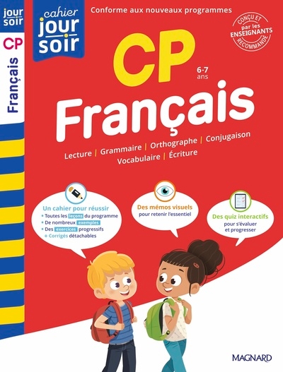 Français cp - cahier jour soir - Image principale