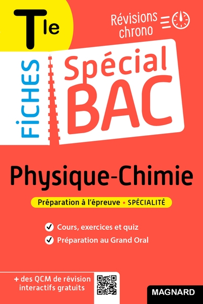 Spécial bac fiches physique-chimie tle bac 2026 - Image principale