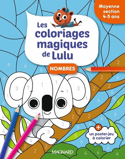 Les coloriages magiques de lulu - moyenne section - nombres - Image principale
