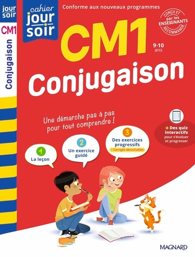 Conjugaison cm1 - cahier jour soir - Image principale
