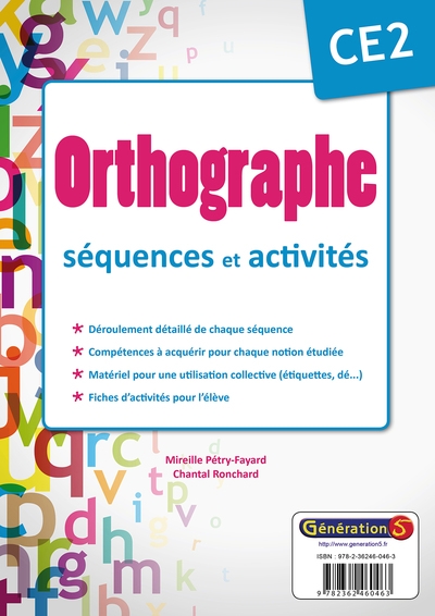Orthographe ce2 séquences et activités (classeur) - Image principale