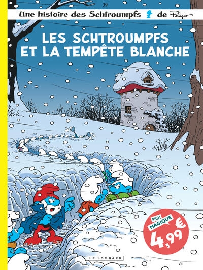 Les schtroumpfs lombard - tome 39 - les schtroumpfs et la tempête blanche - Image principale