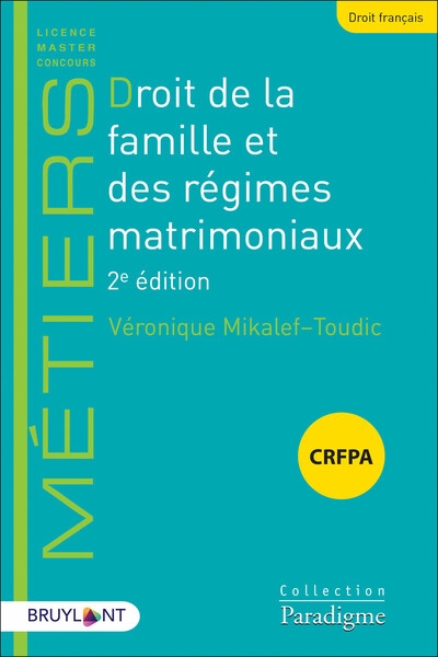 Droit de la famille et des régimes matrimoniaux - Image principale