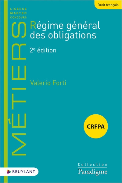 Régime général des obligations 2ed - Image principale