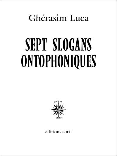 Sept slogans ontophoniques - Image principale