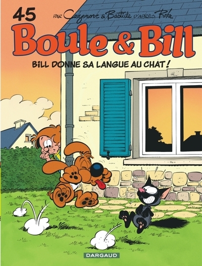 Boule & bill - tome 45 - bill donne sa langue au chat - Image principale