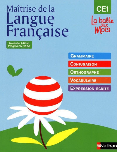 La balle aux mots - maitrise de la langues - manuel - ce1 - Image principale