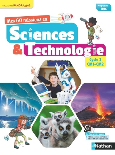 Mes 60 missions en sciences et technologie - cycle 3 cm1-cm2 - Image principale