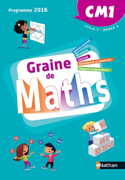 Graine de maths - manuel cm1 - Image principale