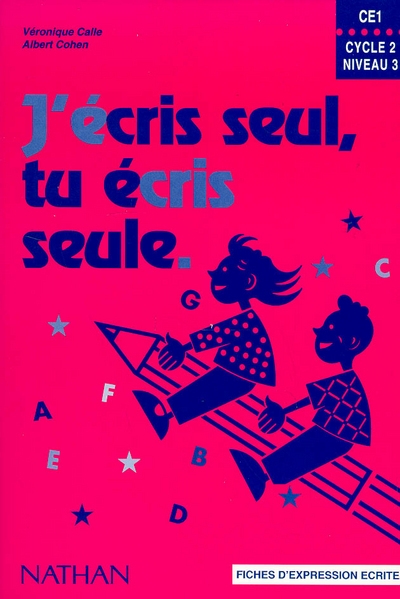 J'écris seul, tu écris seule ce1 - fichier d'expression écrite - Image principale