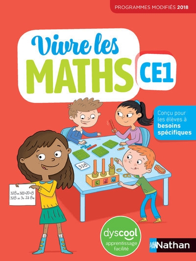 Vivre les maths - fichier élève dys ce1 - 2020 - Image principale