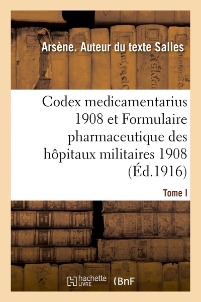 Étude comparée du codex medicamentarius 1908 - Image principale