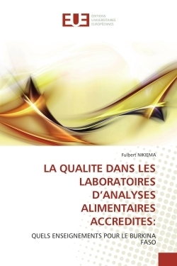 La qualite dans les laboratoires d'analyses alimentaires accredites: - Image principale