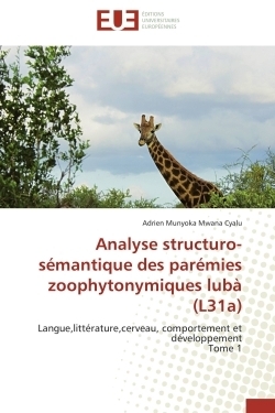 Analyse structuro-sémantique des parémies zoophytonymiques lubà (l31a) - Image principale