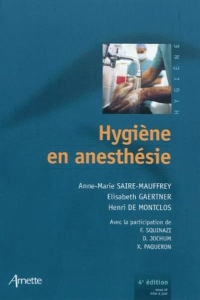 Hygiene en anesthésie 4eme édition - Image principale