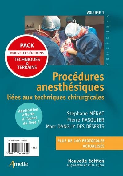 Pack procédures anesthésiques liées aux techniques chirurgicales/liées aux terrains - Image principale