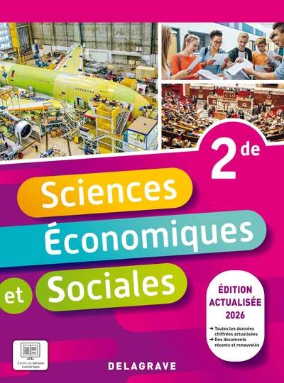 Sciences économiques et sociales (ses) 2de (2026) - pochette élève - Image principale