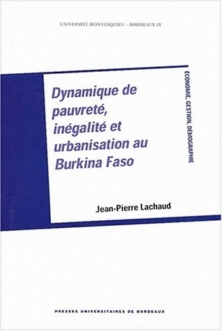 Dynamique de pauvreté, inégalité et urbanisation au burkina faso - Image principale