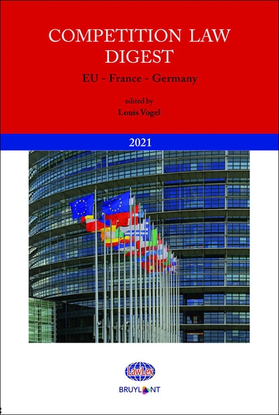 Competition law digest : european, france, germany - Image principale