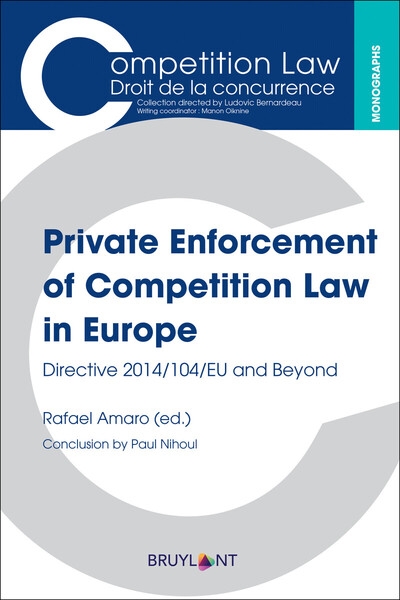 Private enforcement of competition law in europe - Image principale