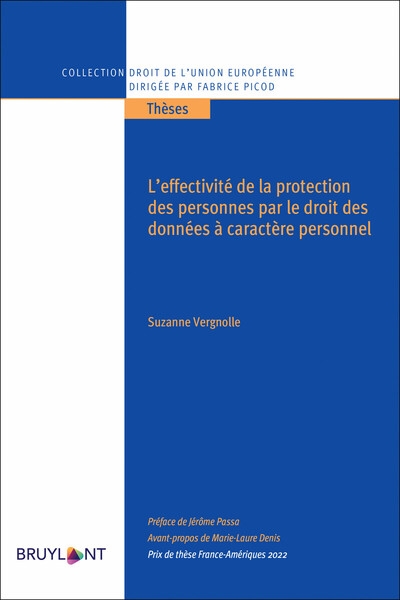 L'effectivité de la protection des personnes par le droit des données à caractère personnel - Image principale