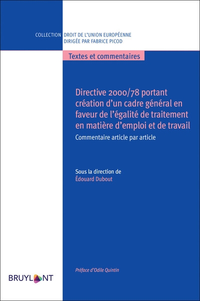 Directive 2000/78 portant d'un cadre général en faveur égalité de traitement en matière d'emploi et de travail - Image principale