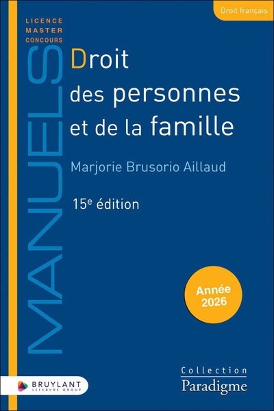 Droit des personnes et de la famille - Image principale