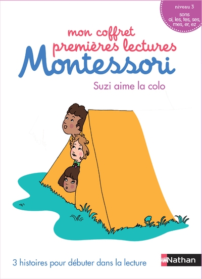 Etui mon coffret premières lectures montessori n9 - suzi aime la colo (niveau 3) - Image principale