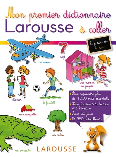 Mon premier dictionnaire larousse à coller - Image principale
