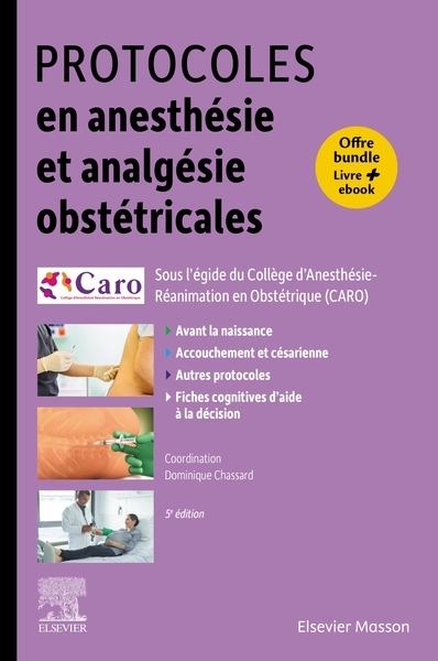 Protocoles en anesthésie et analgésie obstétricales - Image principale