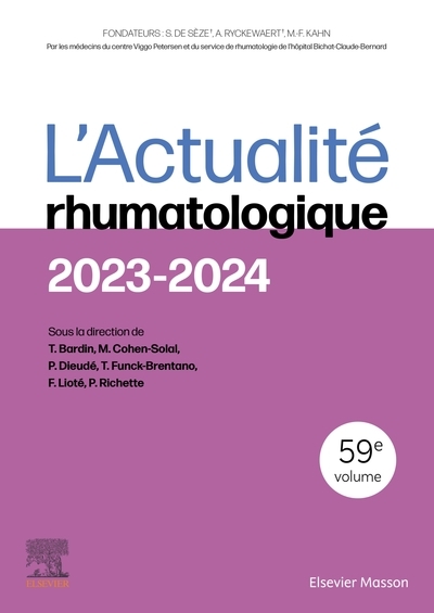 L'actualité rhumatologique 2023-2024 - Image principale