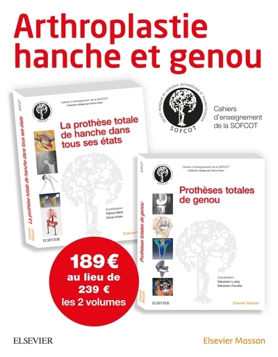 Prothèses totales hanche et genou. pack 2 tomes - Image principale