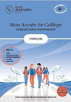 Mon année de collège - cahier de cours et d'entraînement - français - 4ème - Image principale