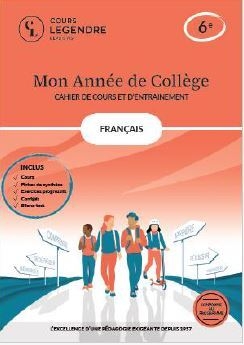Mon année de collège - cahier de cours et d'entraînement - français - 6ème - Image principale