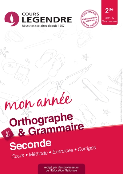 Mon année d'orthographe & grammaire seconde - Image principale
