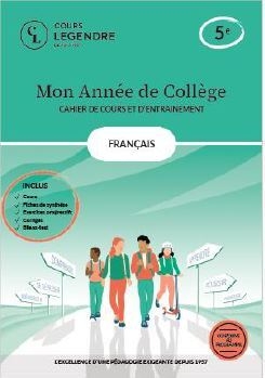 Mon année de collège - cahier de cours et d'entraînement - français - 5ème - Image principale