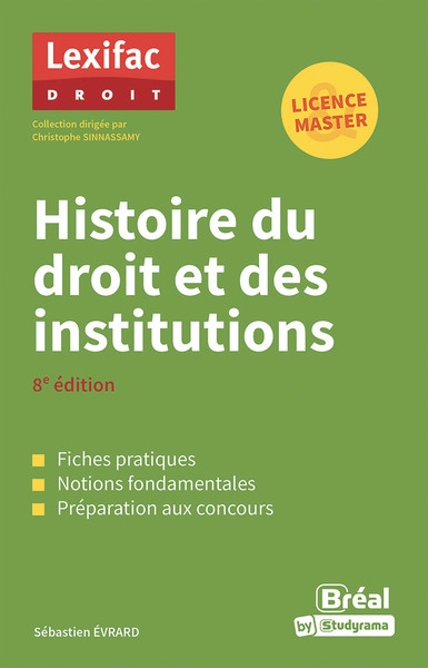 Histoire du droit et des institutions - Image principale