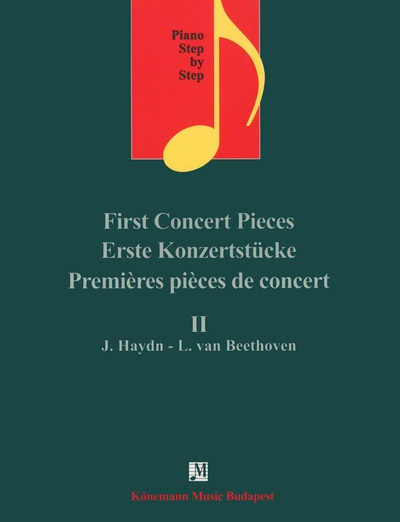 Partition - premières pièces de concert ii - joseph haydn - ludwig van beethoven - pour piano - Image principale