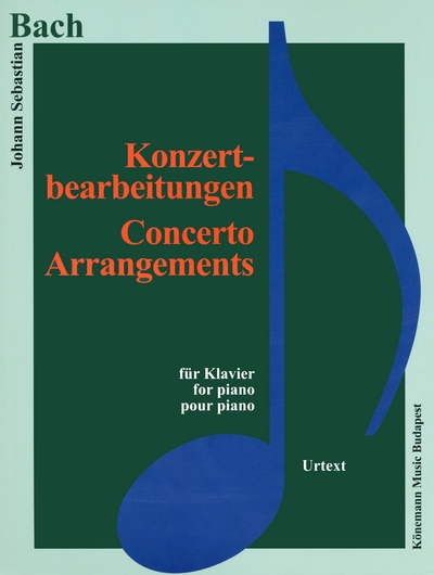 Partition - bach - konzerbearbeitungen - adaptations pour concerts - pour piano - Image principale