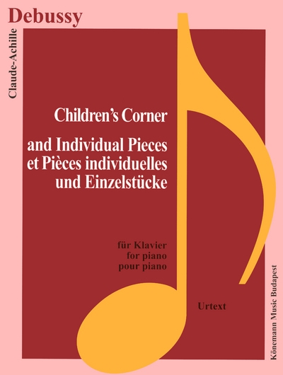 Partition - debussy - children's corner et pièces s individuelles - pour piano - Image principale
