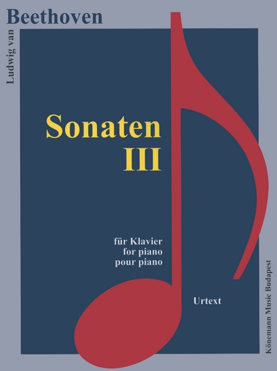 Partition - beethoven - sonates iii - pour piano - Image principale