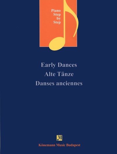 Partition - danses anciennes - pour piano - Image principale