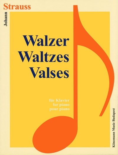 Partition - strauss - valses - pour piano - Image principale