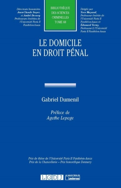 Le domicile en droit pénal - Image principale