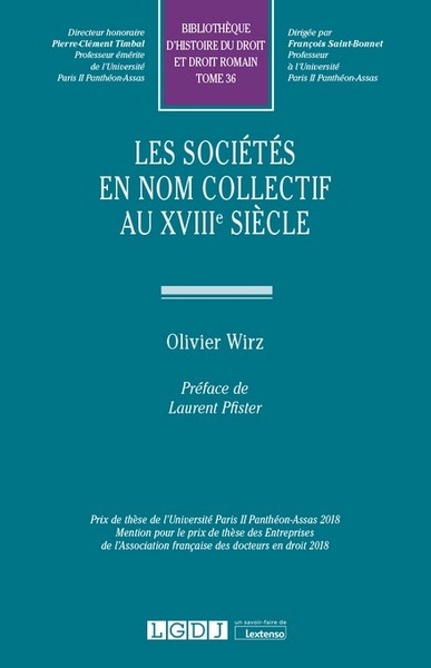 Les sociétés en nom collectif au xviiie siècle - Image principale