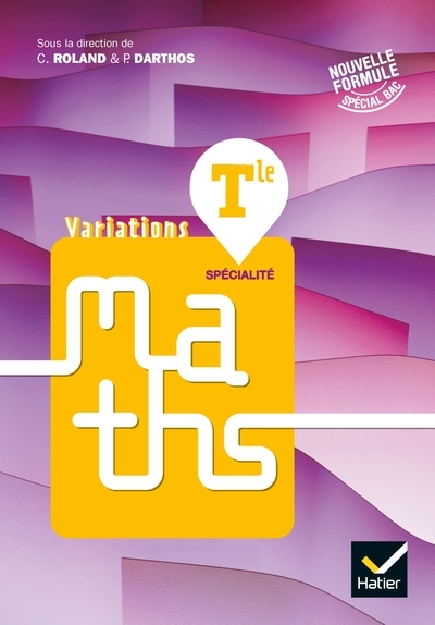 Variations maths tle - éd. 2020 - livre élève - Image principale