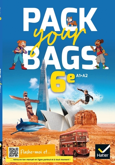 Pack your bags - anglais 6e- éd. 2021 - livre élève - Image principale