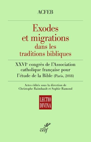 Exodes et migrations dans les traditions bibliques - Image principale